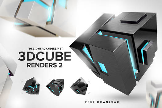 Stylish Cube Renders Pack 2