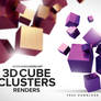 Free 3D Cube Clusters