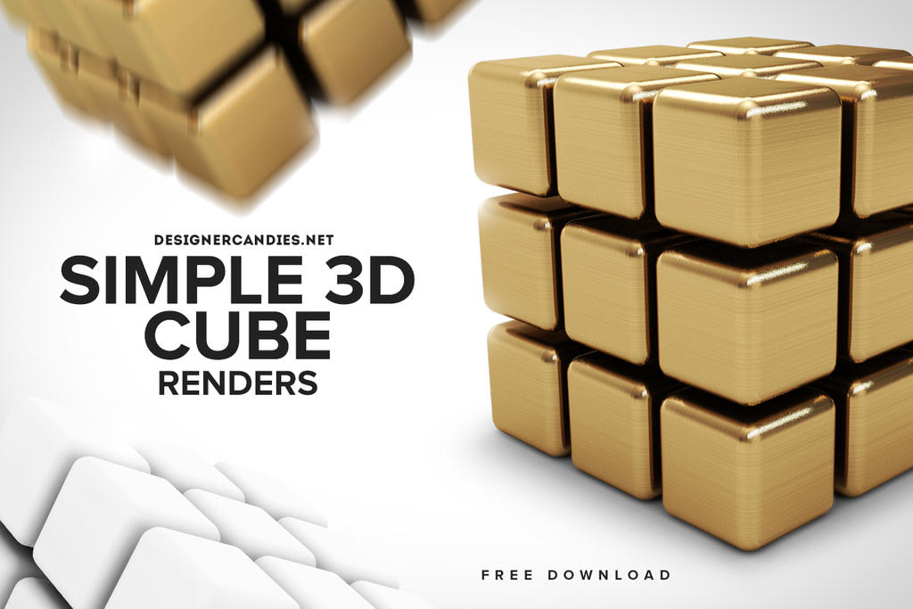 Free Simple Cube Renders by DesignerCandies on DeviantArt