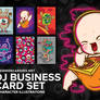 Free DJ Characters and Business Card Set
