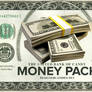 Money Stacks and Falling Money Pack