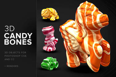 CandyBones Free Photoshop 3D Objects