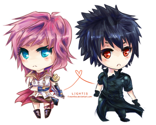 Chibi Nocty and Lightning