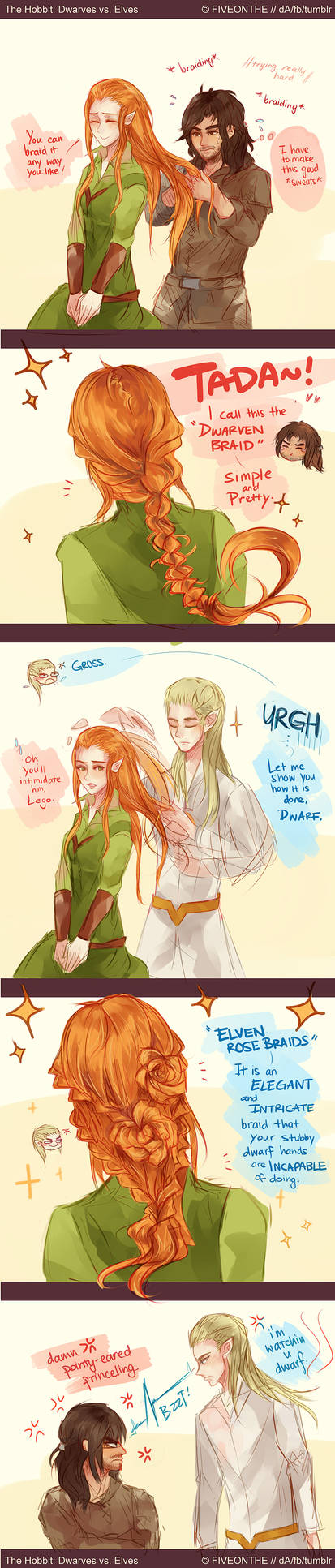 The Hobbit: Braiding Hair