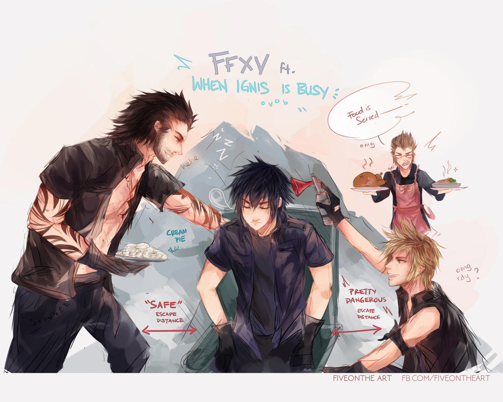 FFXV: DORKS !! by Fiveonthe