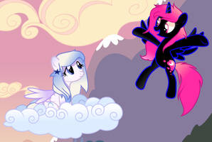 Two Best friend in the sky