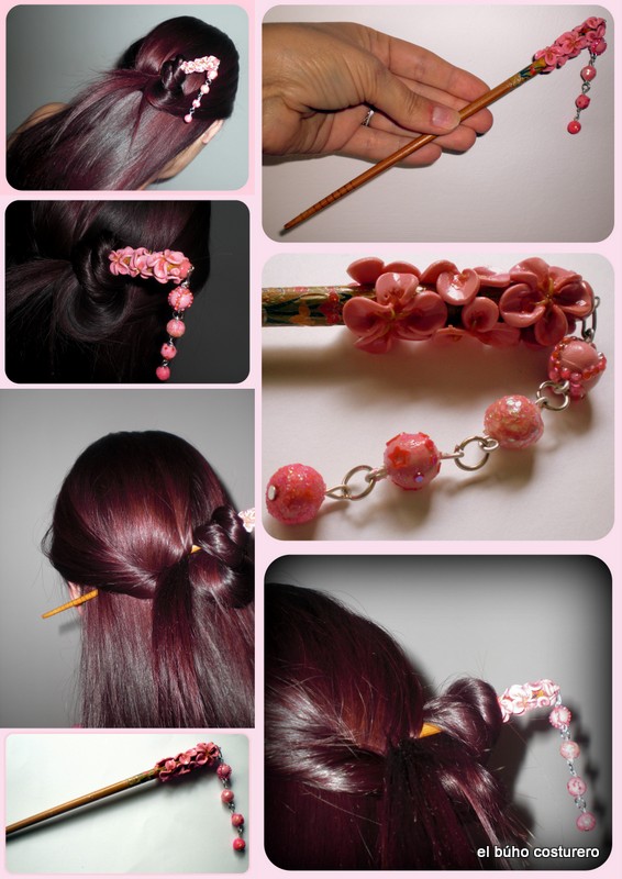 Cherry blossom hair stick by elbuhocosturero on DeviantArt