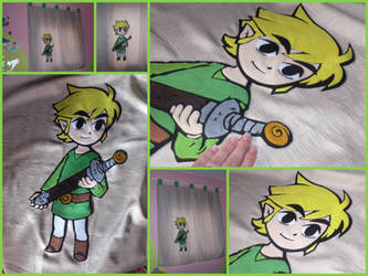 Legend of Zelda felt curtain.