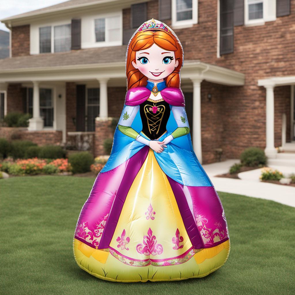 Anna Inflatable Inflatable Princess Anna Mylar Doll by blackpanther2468 on DeviantArt