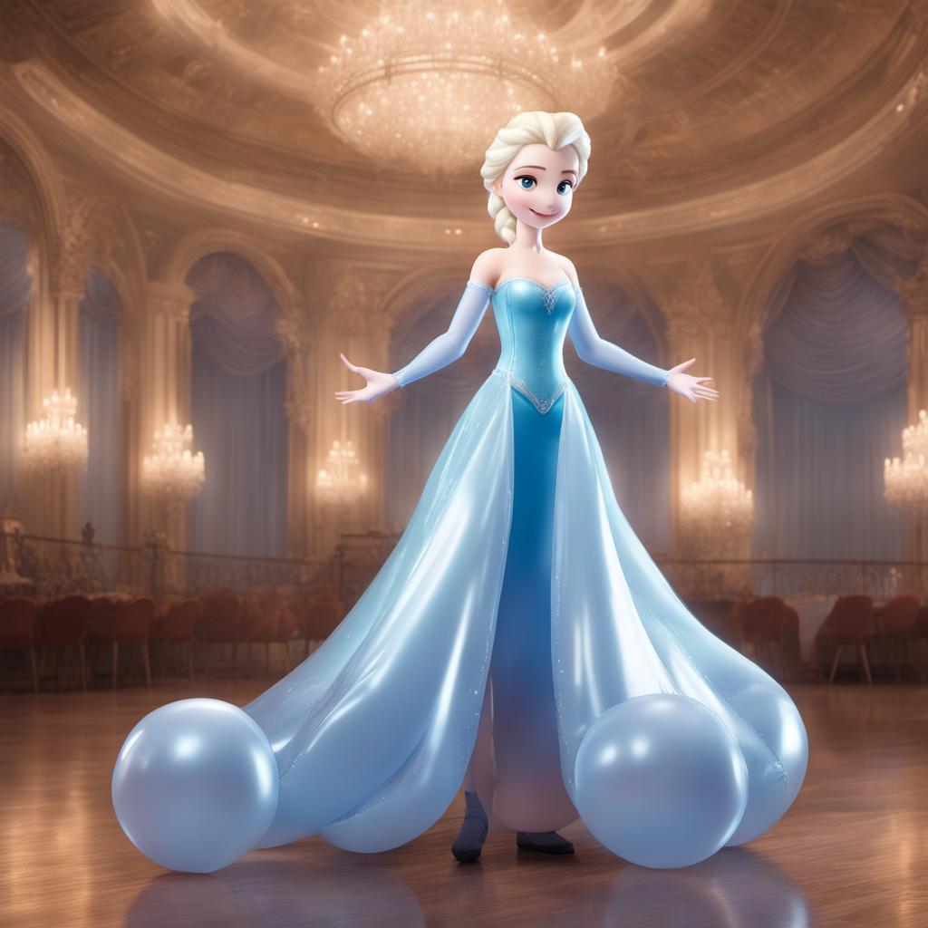 Inflatable Alsa Inflatable Elsa Figure by blackpanther2468 on DeviantArt