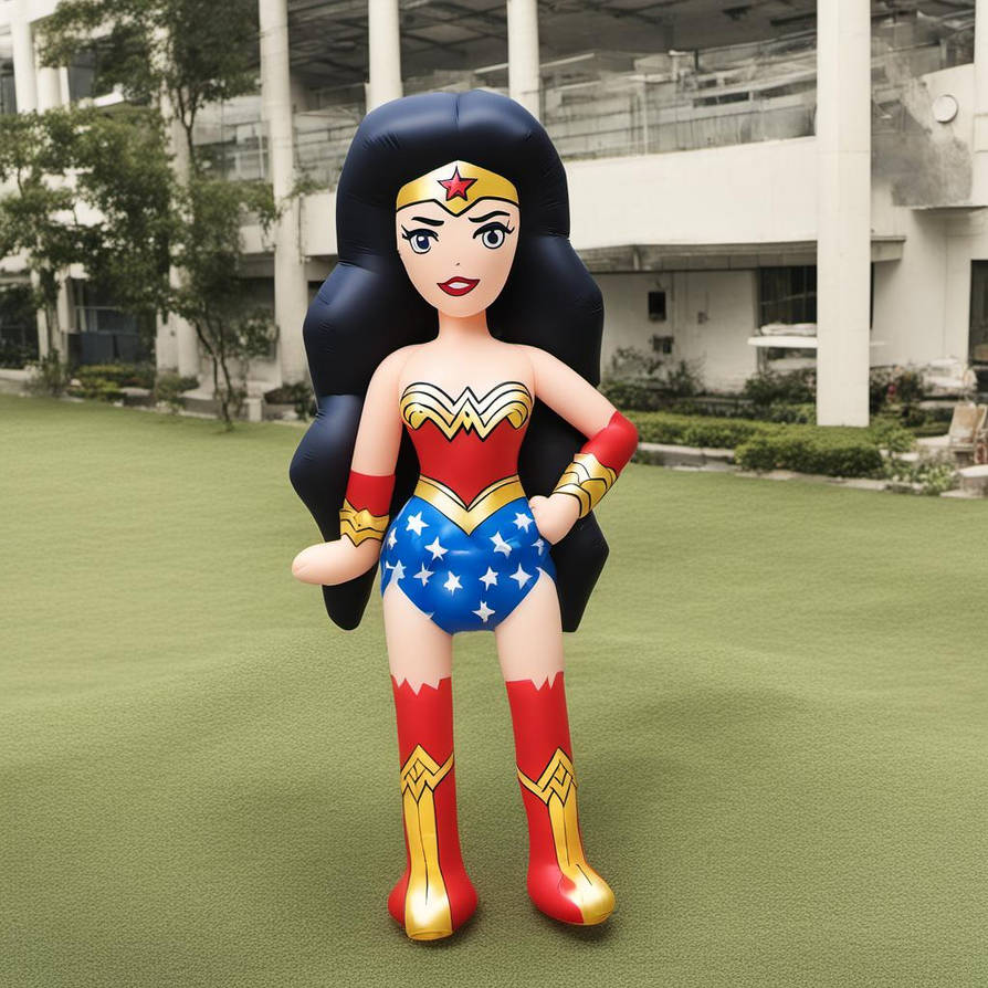 Inflatable Wonder Woman PVC Doll by blackpanther2468 on DeviantArt