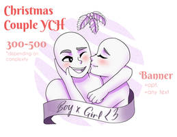 Christmas Couple YCH 'Mistletoe' | OPEN