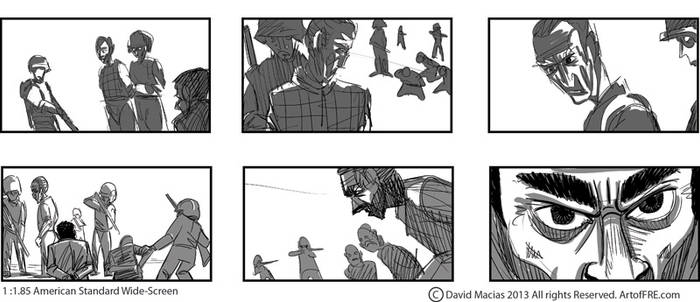 Revealing the wolf storyboard sample 02