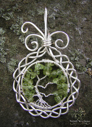 Silver Celtic by RachaelsWireGarden