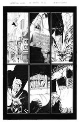 DETECTIVE COMICS, Sample - page 2 inks