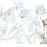 White Dragon Doodles