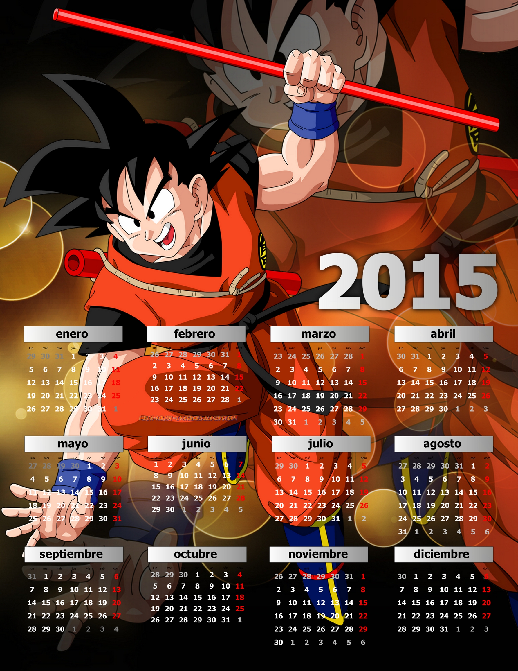 Calendario 15 Dbz Goku By Akatsukikarasu On Deviantart Calendario 15 Dbz Goku By Akatsukikarasu On Deviantart