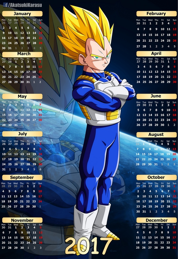 2017 Anime Calendar Naruto 09 (Eng-Spa) by AkatsukiKarasu on DeviantArt
