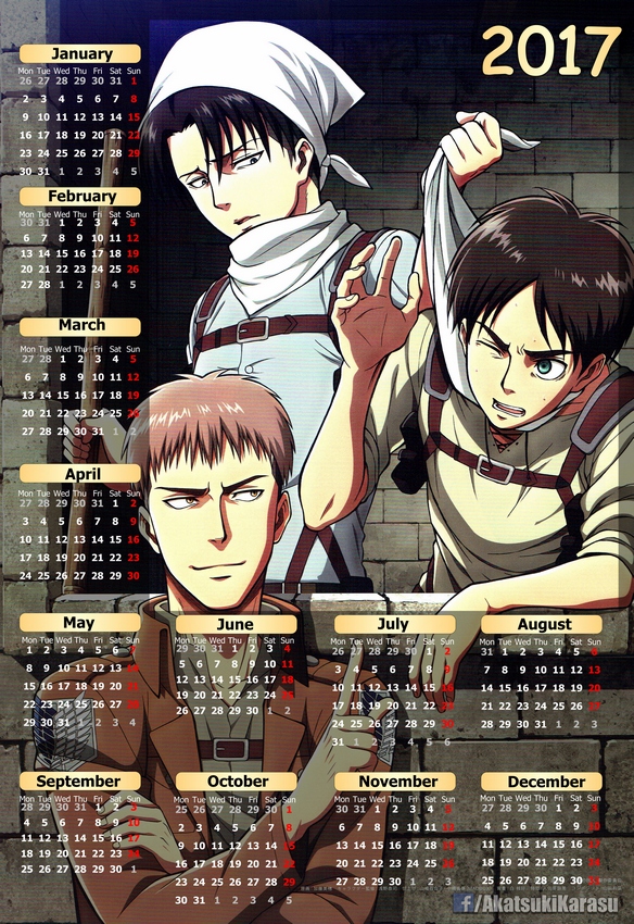 2017 Anime Calendar Naruto 04 (Eng-Spa) by AkatsukiKarasu on DeviantArt