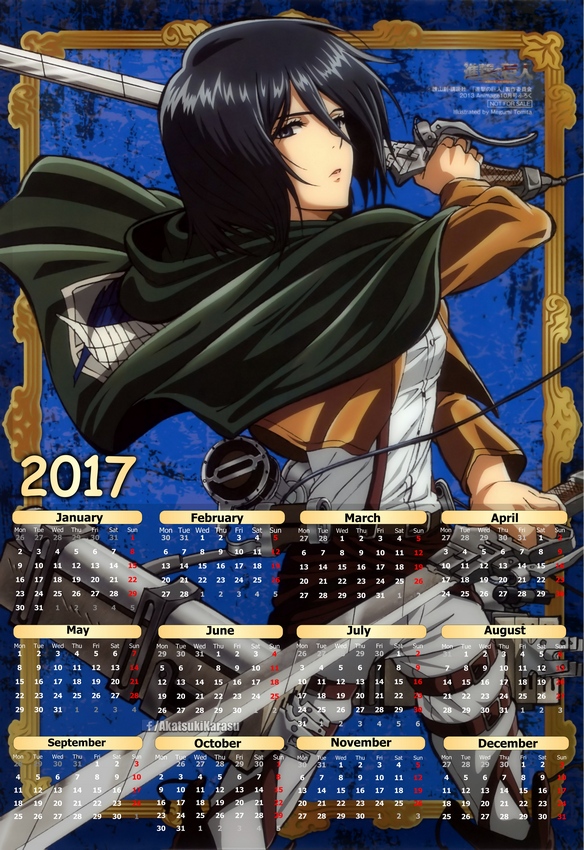 2017 Anime Calendar Naruto 04 (Eng-Spa) by AkatsukiKarasu on DeviantArt