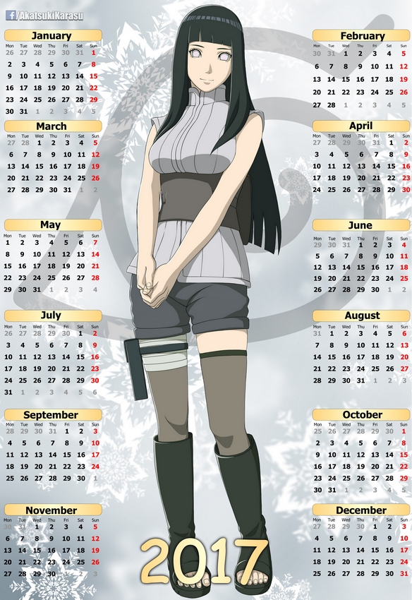 2017 Anime Calendar Naruto 09 (Eng-Spa) by AkatsukiKarasu on DeviantArt