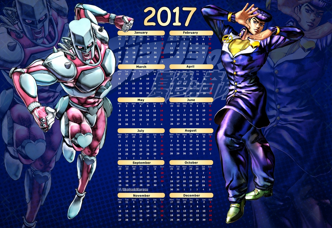 2017 Anime Calendar Naruto 09 (Eng-Spa) by AkatsukiKarasu on DeviantArt