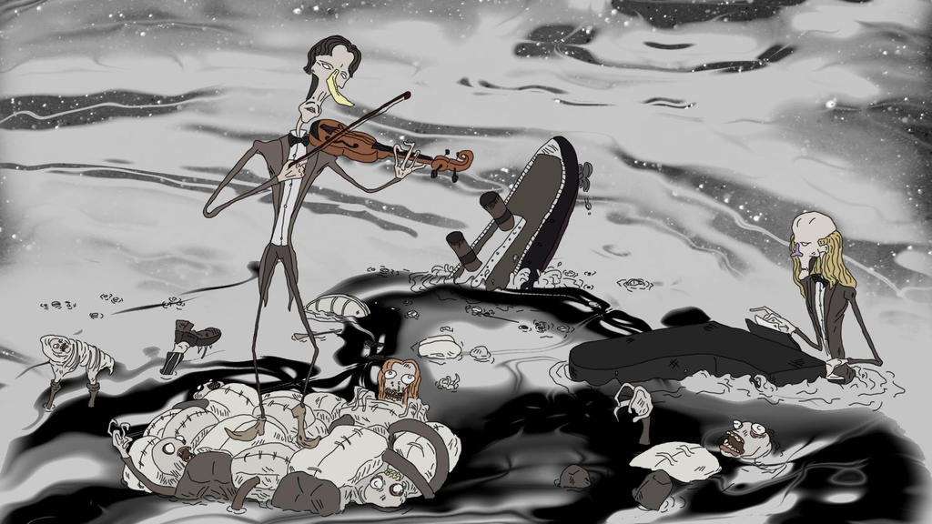 The Fiddler on the raft - the Non-Titanic Tragedy by RistoKy on DeviantArt