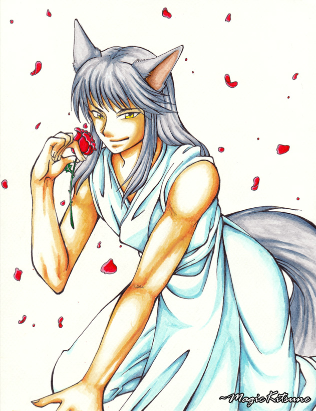 The Silver Fox by MagicKitsune