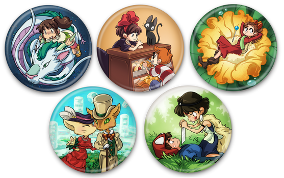 Ghibli Buttons