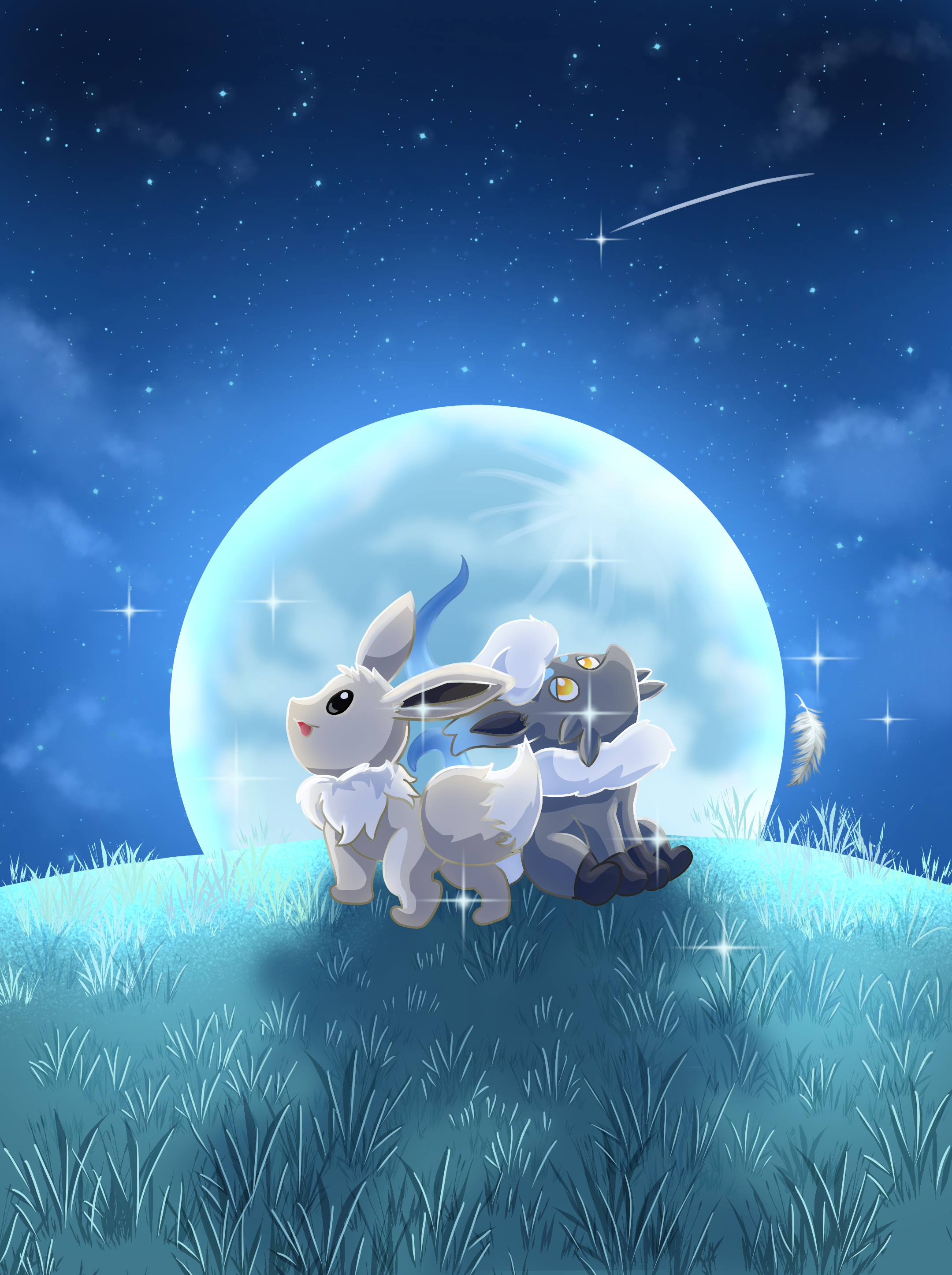 Wishes under the moonlight