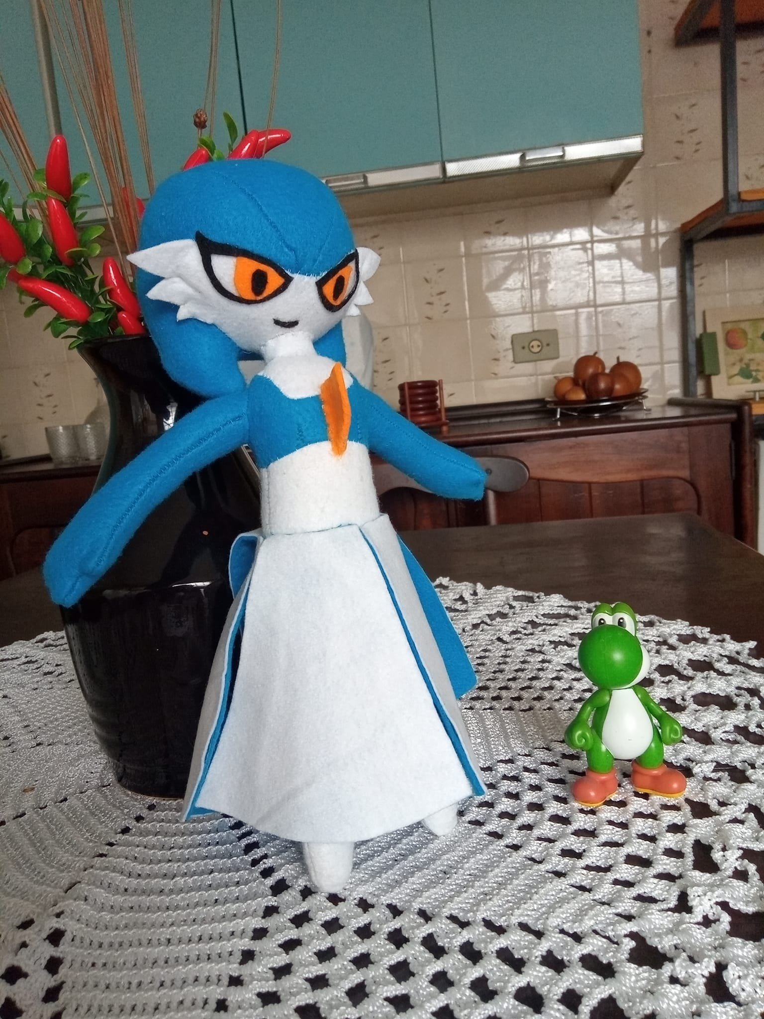 Shiny Gardevoir felt plush