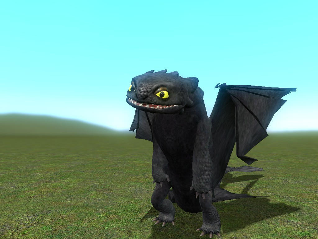 Toothless Sit by SpadesOfAces on DeviantArt