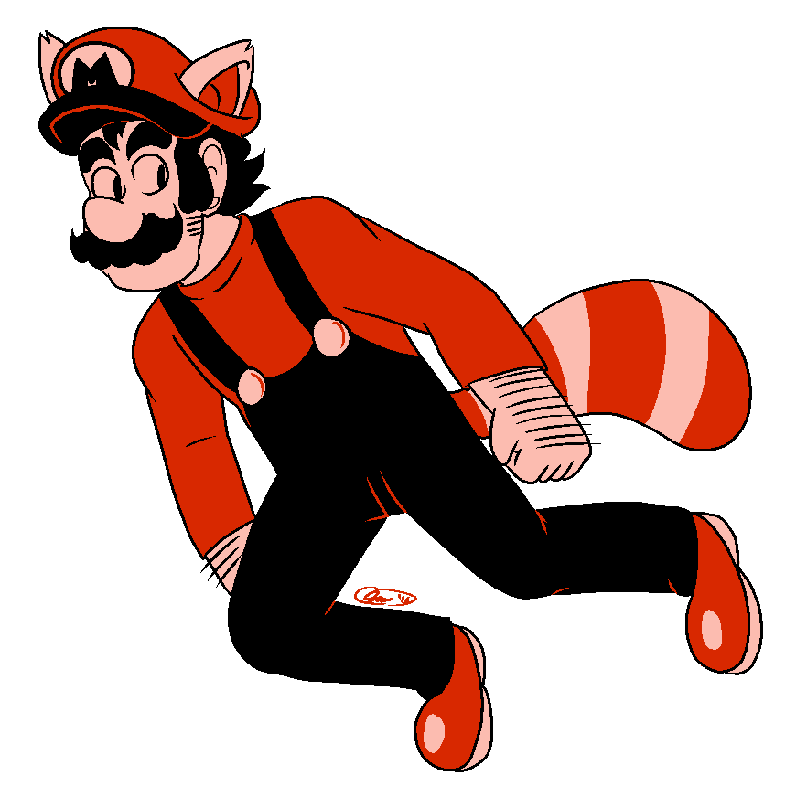 Mario Raxon Raccoon Mario by KuppaJo on DeviantArt