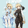 Lumine and Aether Thai costume ver.