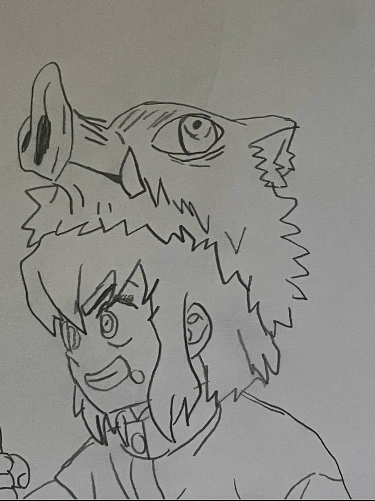 Inosuke art by SomeRandomArt-Person on DeviantArt