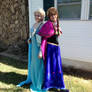 Elsa and Anna Cosplay Preshoot