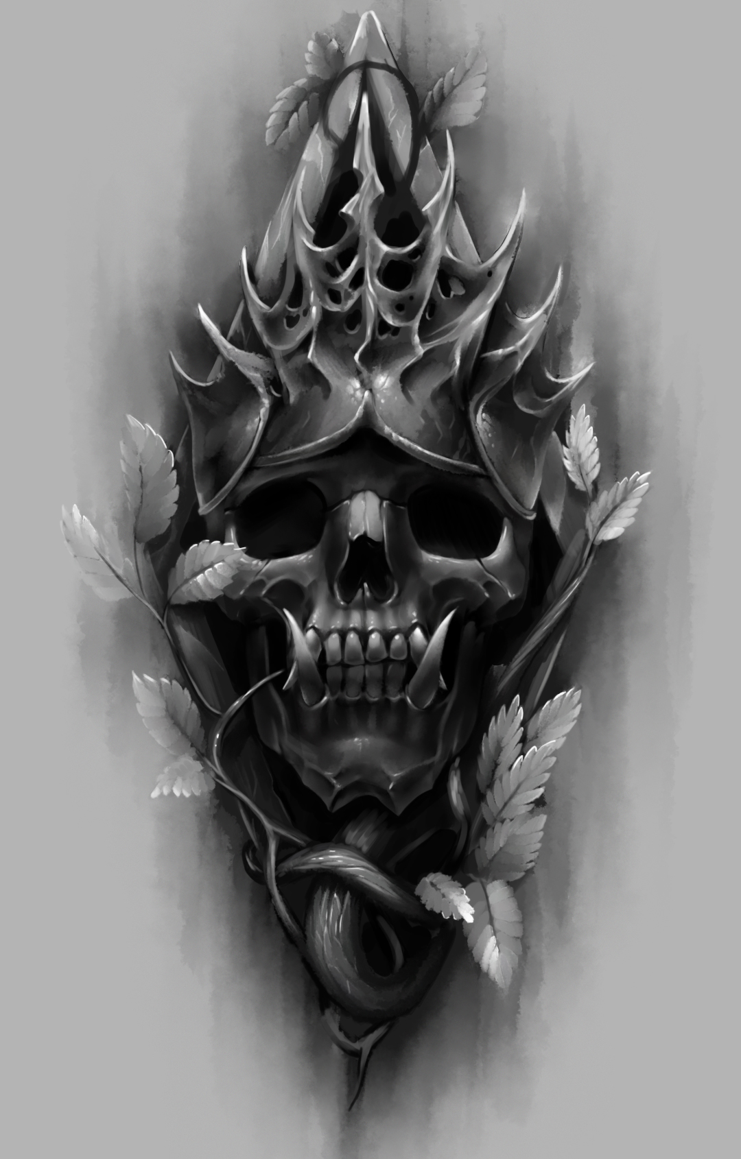 skull tattoo design by Lynxofdarkness on DeviantArt