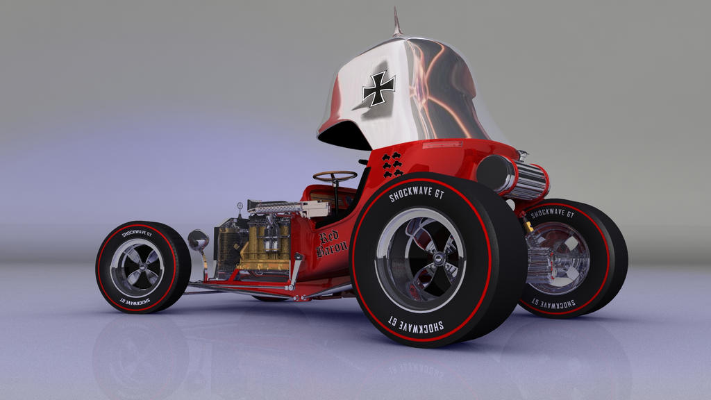 Red Baron Hot Rod left rear