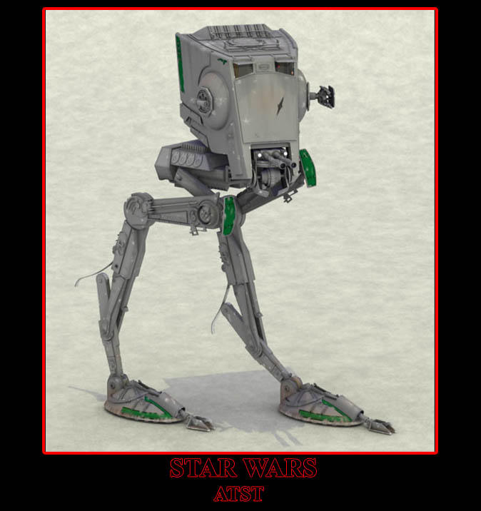 At St Deviantart Star Wars ATST Front by TequilaBill on DeviantArt