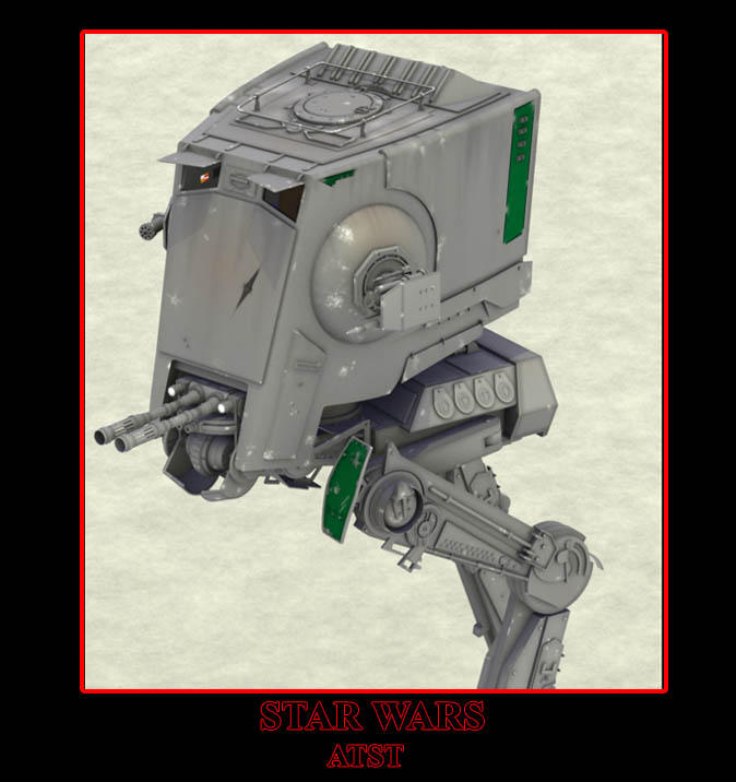 At St Deviantart Star Wars ATST Front Left by TequilaBill on DeviantArt