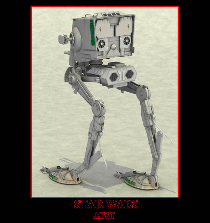 At St Deviantart Star Wars ATST Back by TequilaBill on DeviantArt