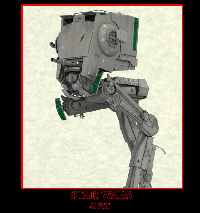 At St Deviantart Star Wars ATST Front lower by TequilaBill on DeviantArt