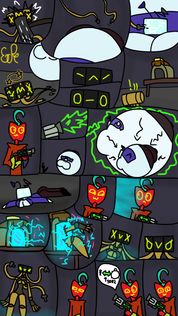 Inflation bot rebellion. (Part 3) by EXPEPER on DeviantArt