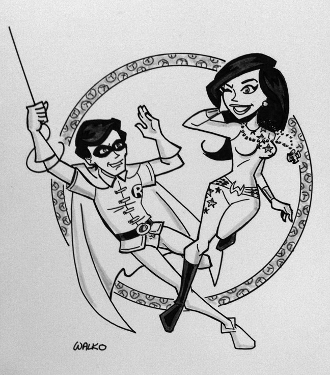 Robin and Wonder Girl NYCC 2012