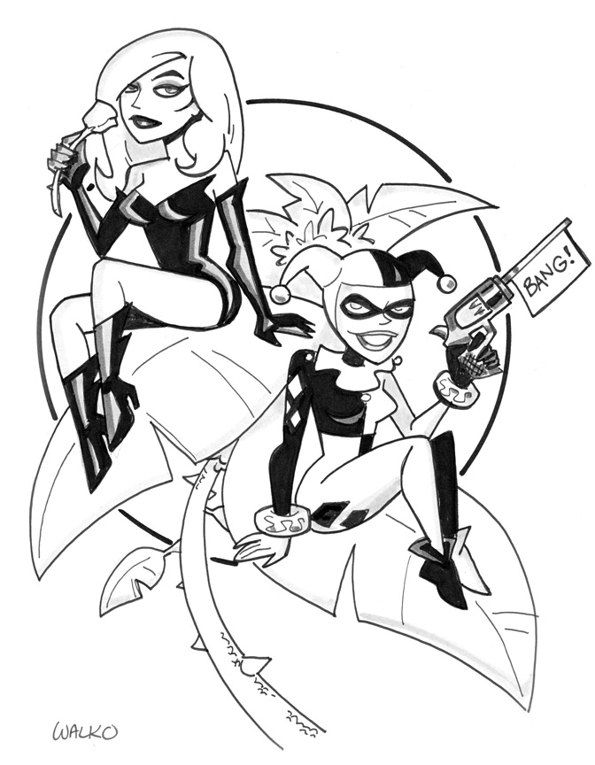 Harley Quinn and Poison Ivy - Boston Comic Con