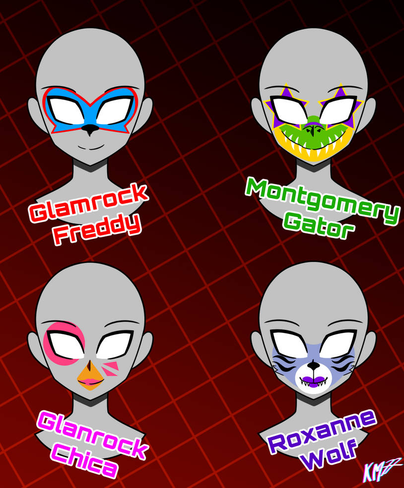 Fnaf Security Breach Face Paint Design By KnackMaster77 On DeviantArt fnaf-security-breach-face-paint-design-by-knackmaster77-on-deviantart
