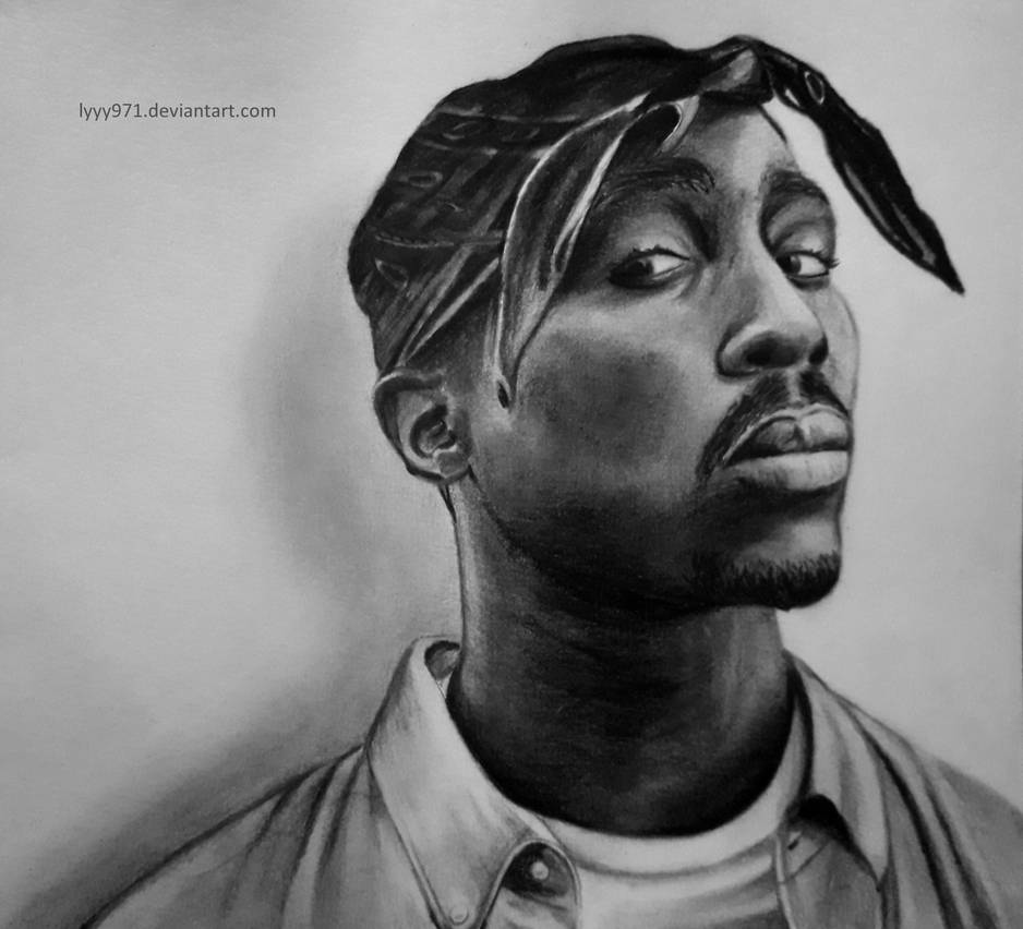 2pac Drawing Rapper 2pac - Drawing by lyyy971 on DeviantArt
