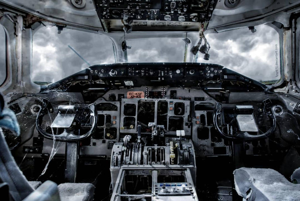 Abandoned plane