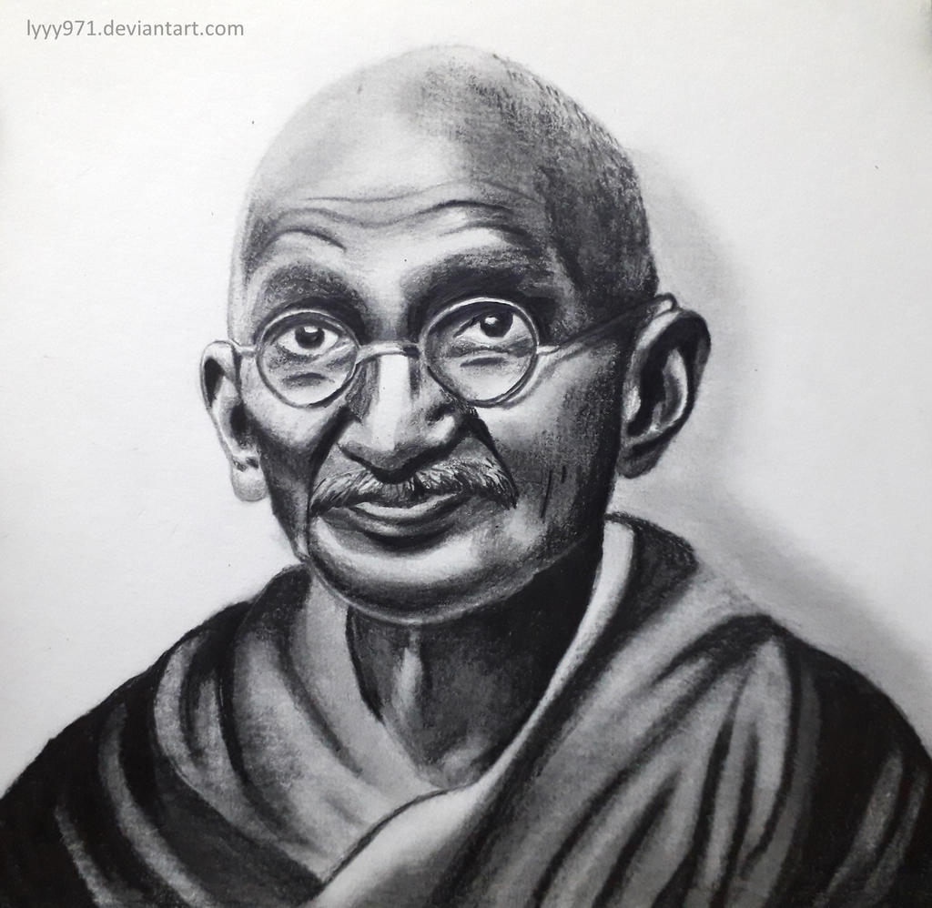 Gandhi - Drawing