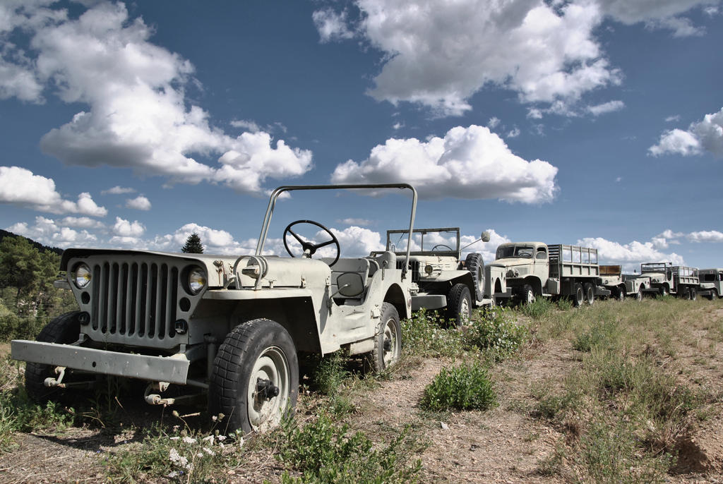 military vehicles